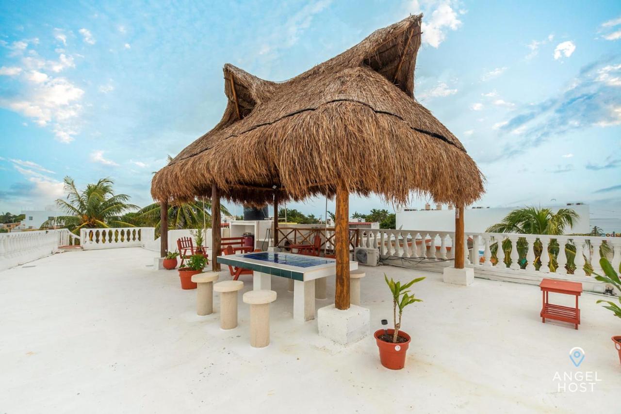 Malecon Beach House In Progreso 1 Block From Beach Экстерьер фото